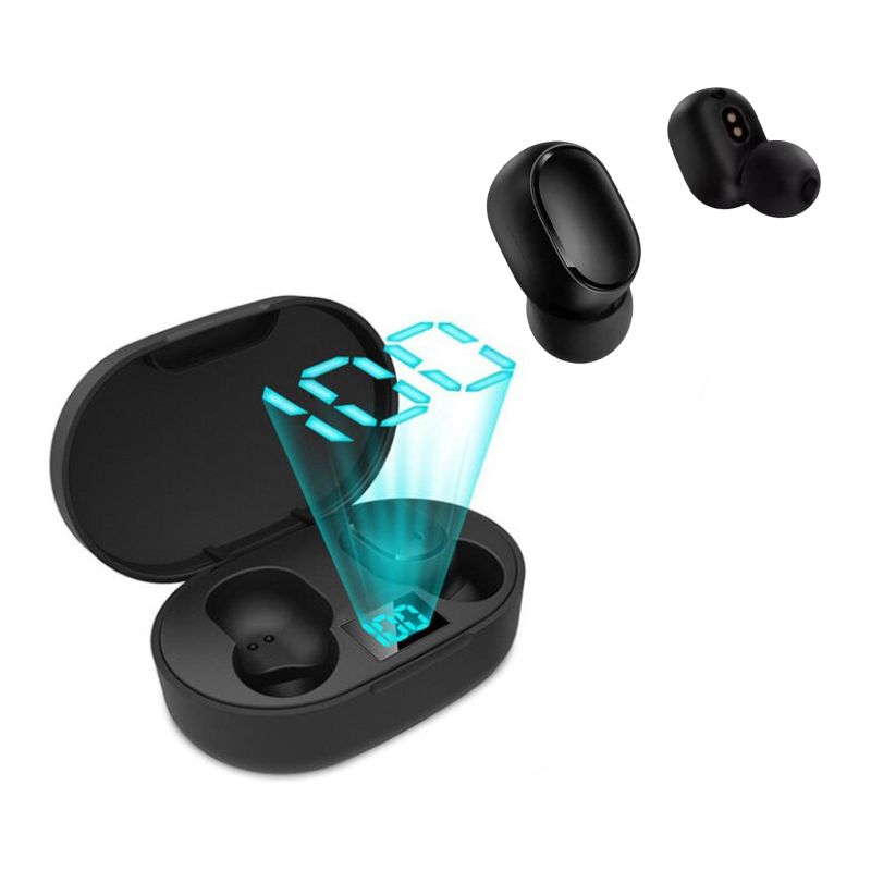 Fone de Ouvido Sem Fio TWS Bluetooth 5.0 – Cor Preto